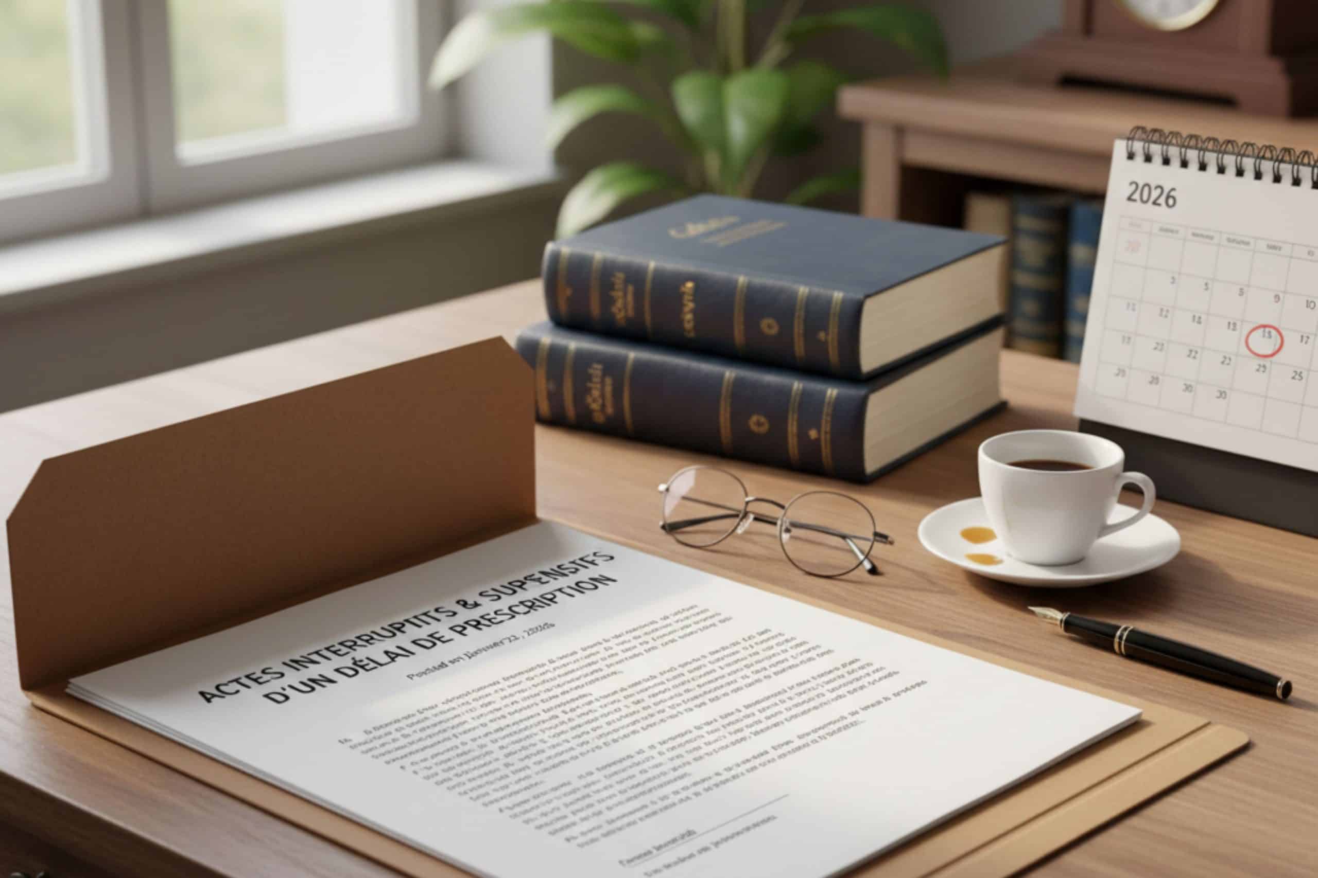 Quels sont les actes interruptifs et les actes suspensifs d’un délai de prescription ?