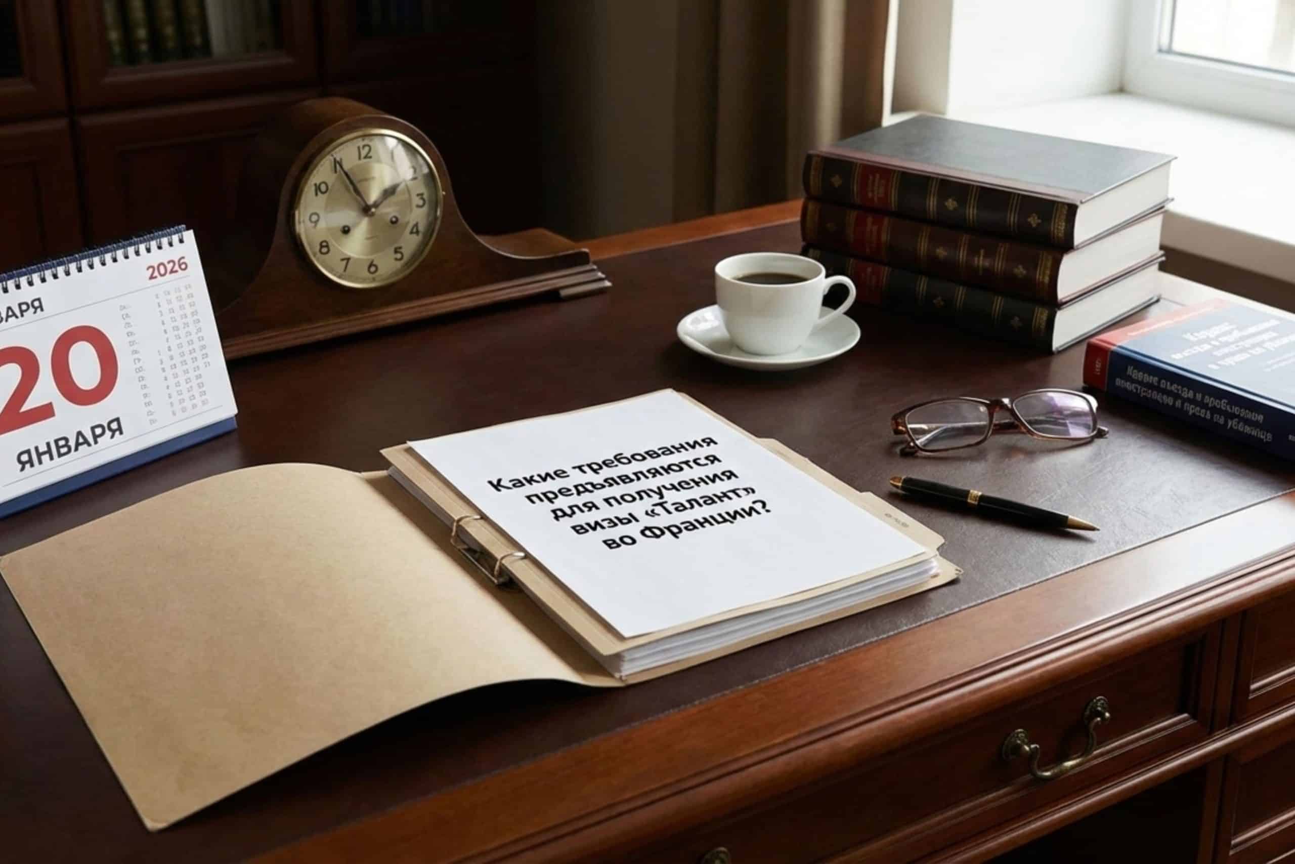 Какие требования предъявляются для получения визы «Талант» во Франции?