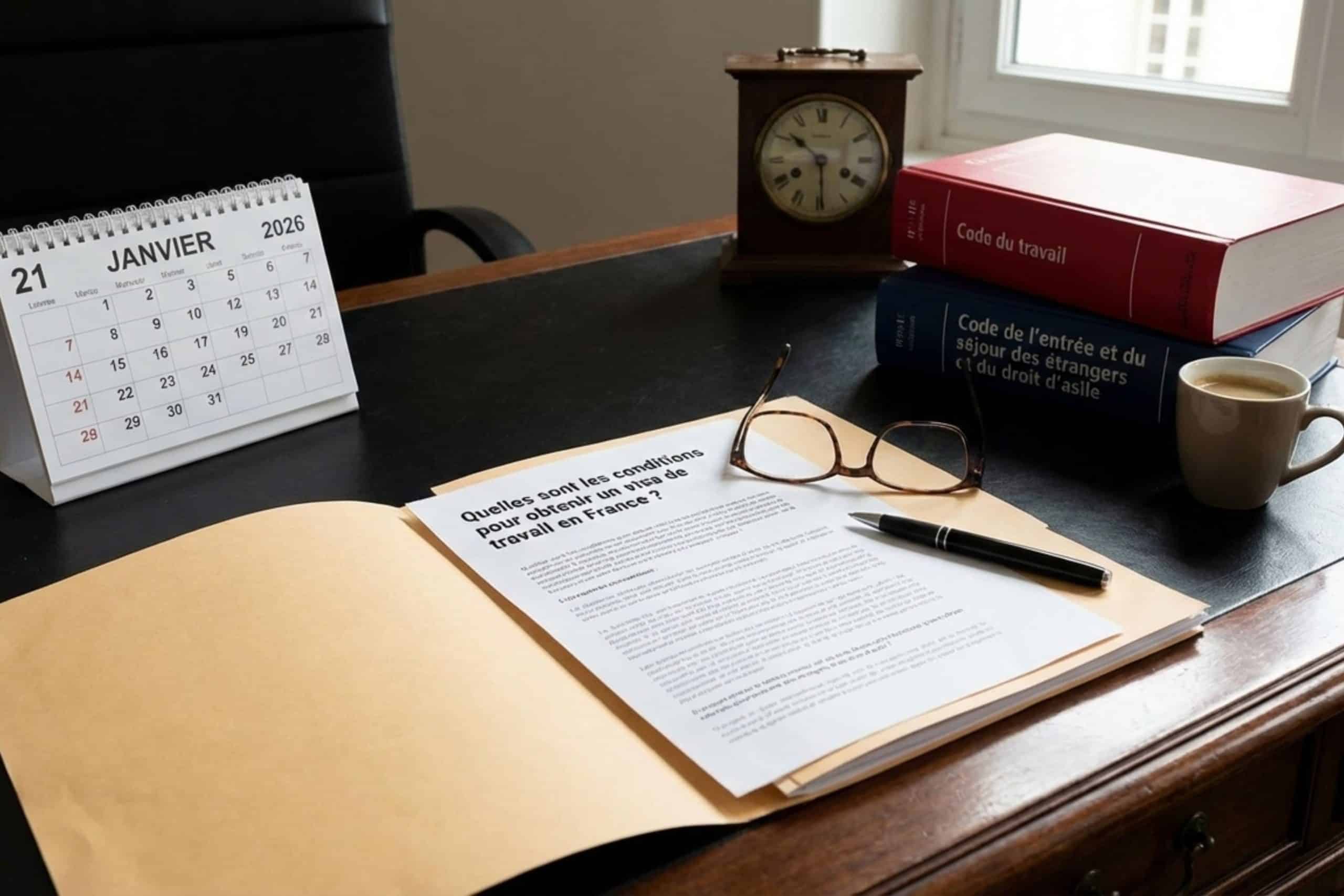 Quelles sont les conditions pour obtenir un visa de travail en France ?