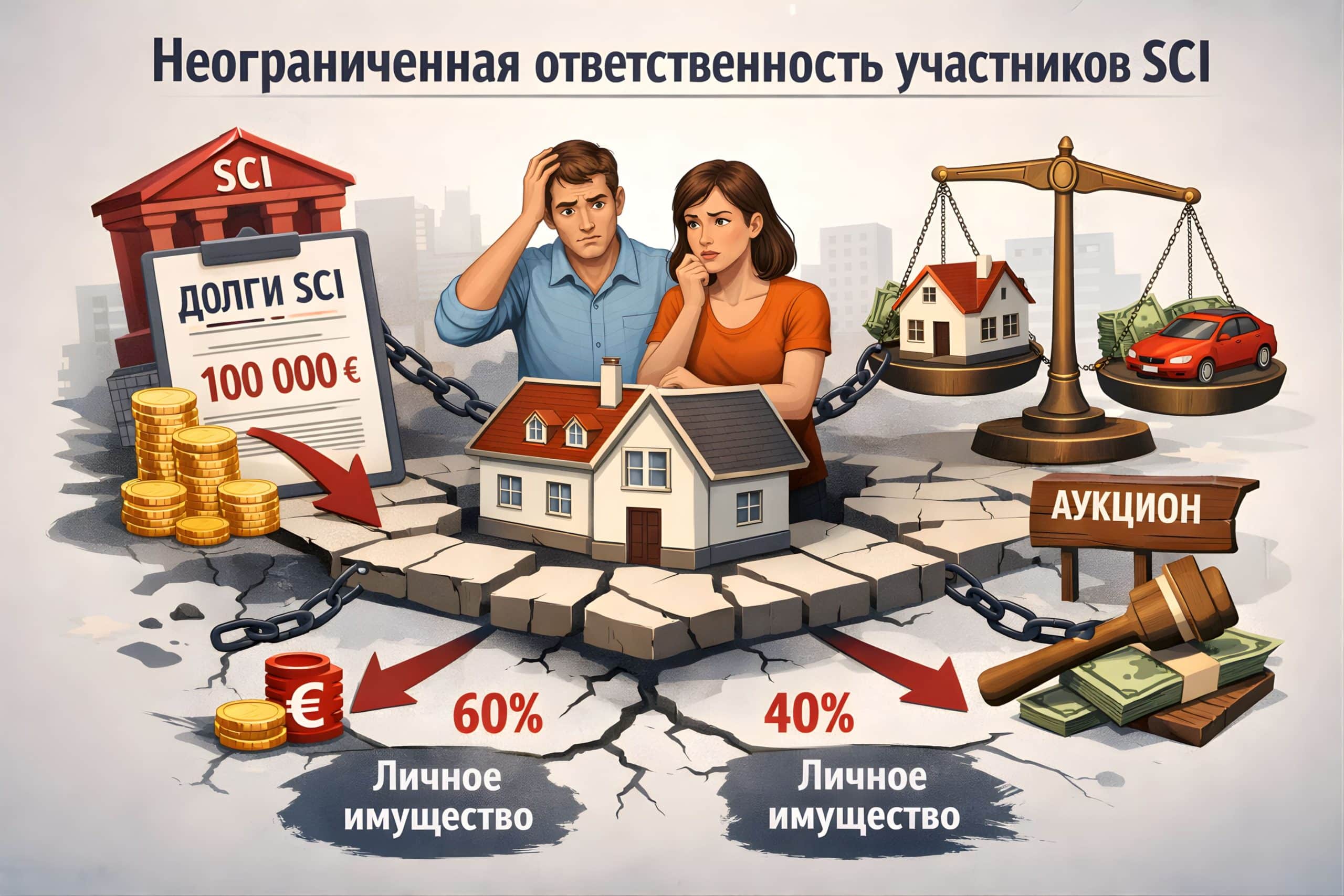 Какова ответственность участников SCI?