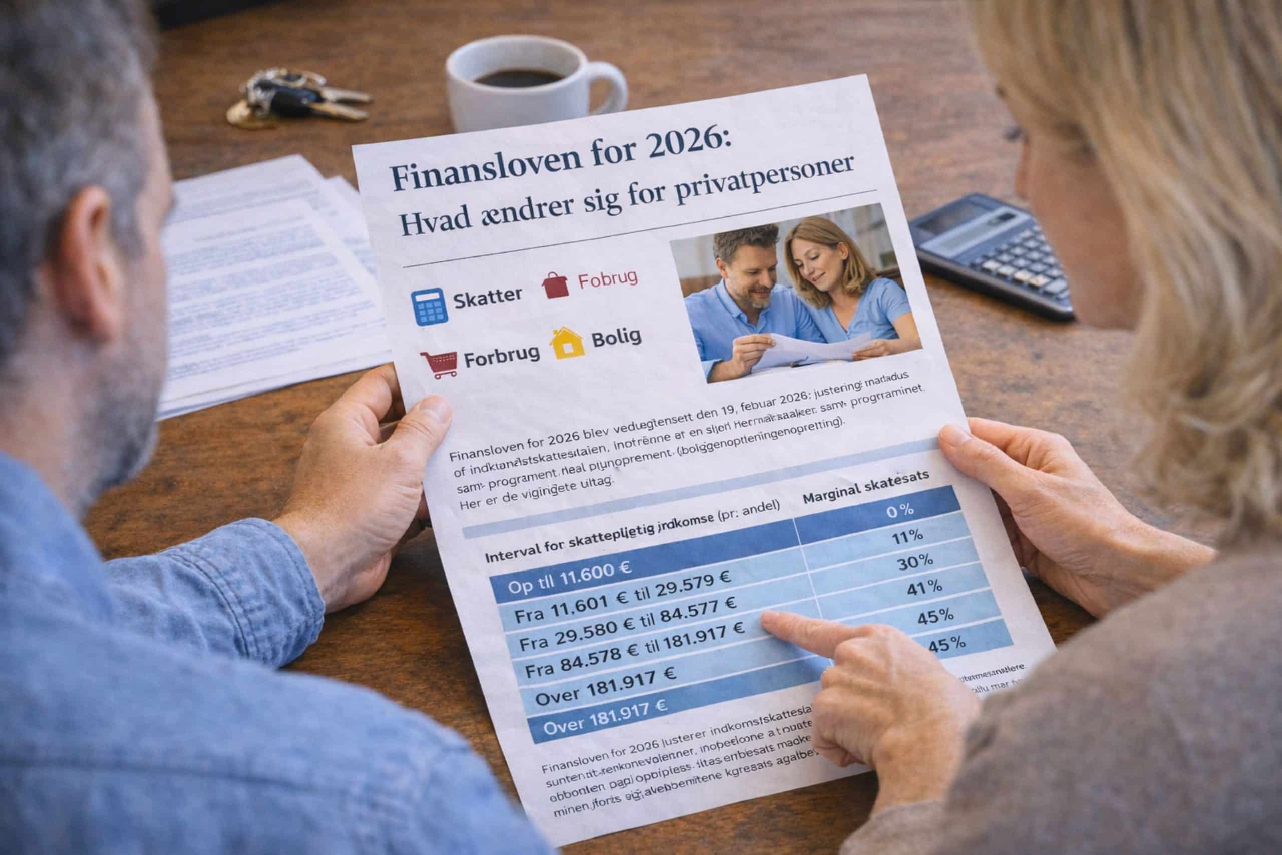 Finansloven for 2026: Hvad ændrer sig for privatpersoner