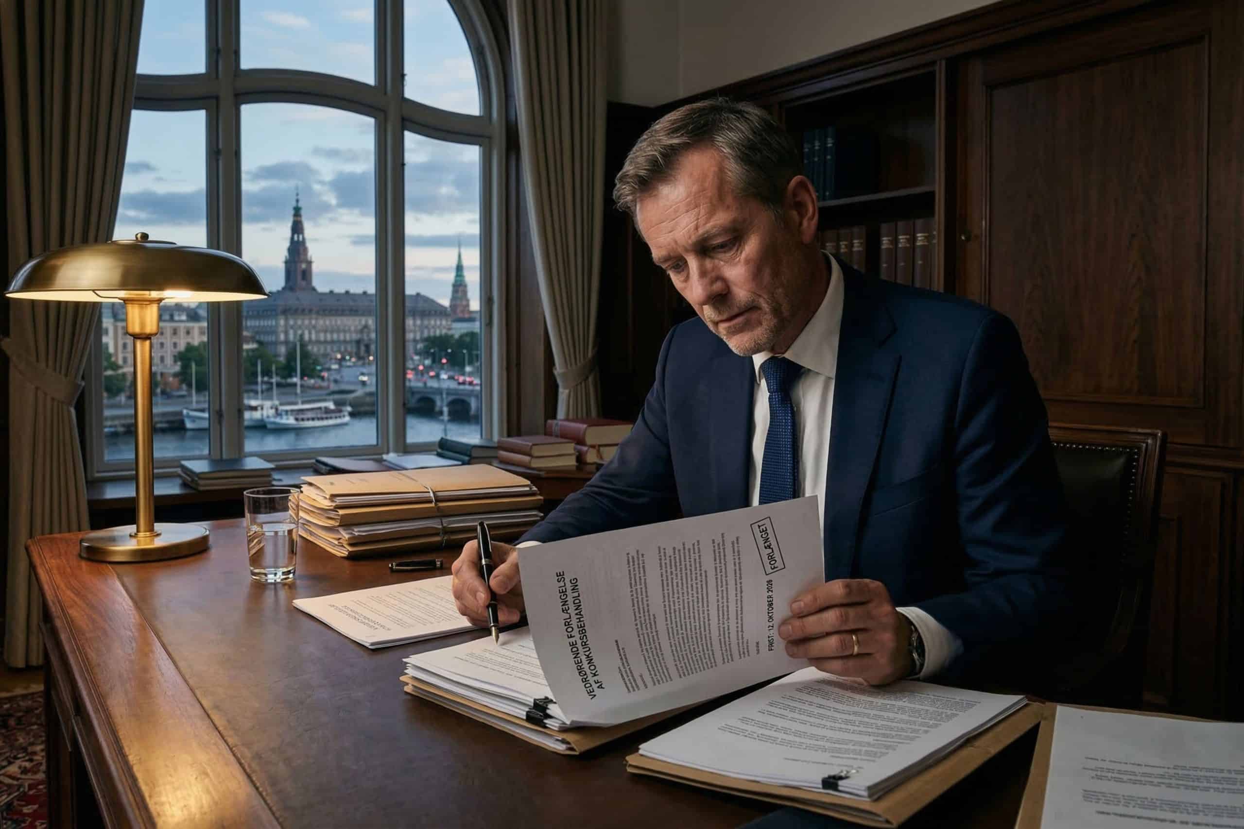 Hvor mange gange kan en konkursbehandling forlænges?